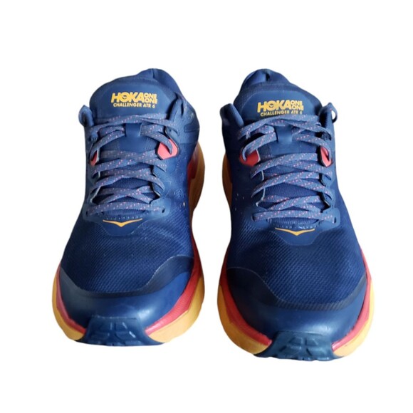 Hoka One One Challenger ATR 6 Outer Space/Radiant Yellow Men's Shoes Size 12 D - Picture 4 of 12